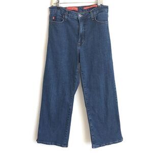 Vintage NYDJ Tummy Tuck Cropped Mom Jeans High Waist Stretch Size 8 Made USA